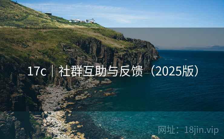 17c｜社群互助与反馈（2025版）